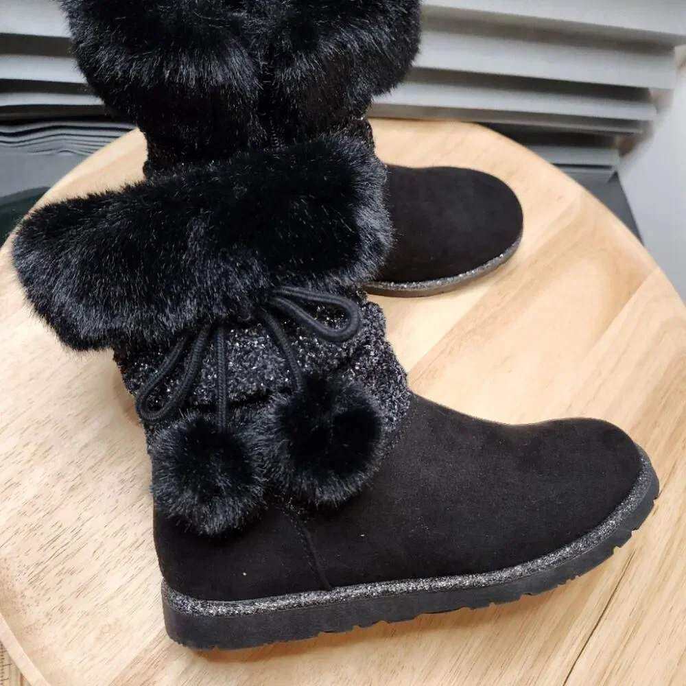 Seychelles Pompa Boots – Girls Size 3, Black Side Zip, Unworn